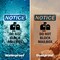 Signmission Do Not Block Mailbox Sign With Symbol, 3.5 in W x Rectangle, Vinyl Decal OS-2PACK-NS-D-35-V-11082 - alternate 3